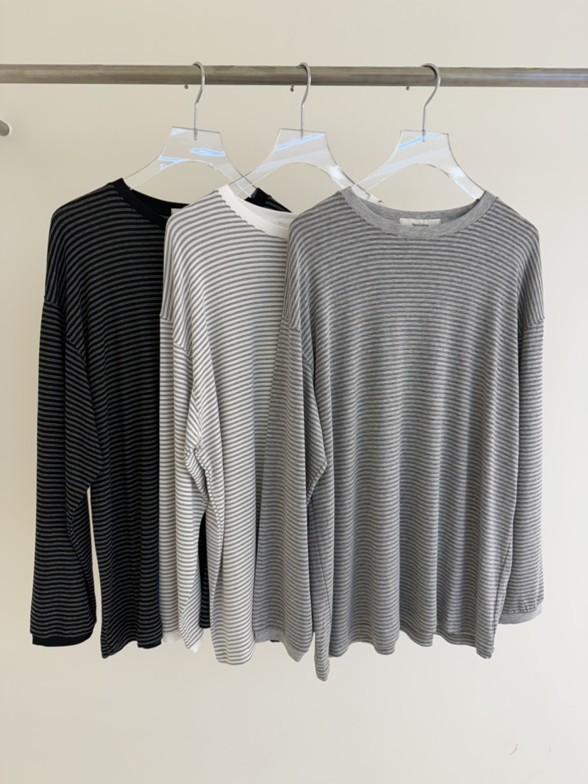 PLANTS ON GRAY東大門㊣直郵女士新款25秋冬推薦職業長袖T恤PLANTS ON GRAY長袖T恤