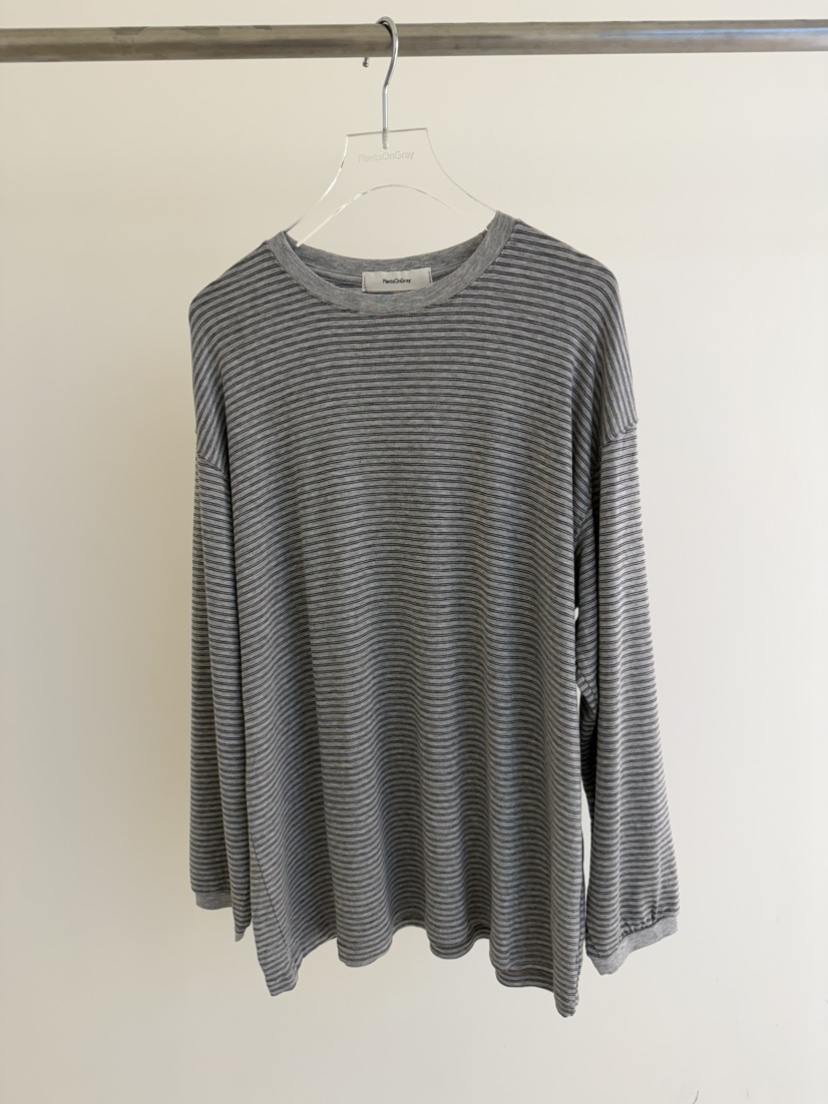 PLANTS ON GRAY東大門㊣直郵女士新款25秋冬推薦職業長袖T恤PLANTS ON GRAY長袖T恤圖色1