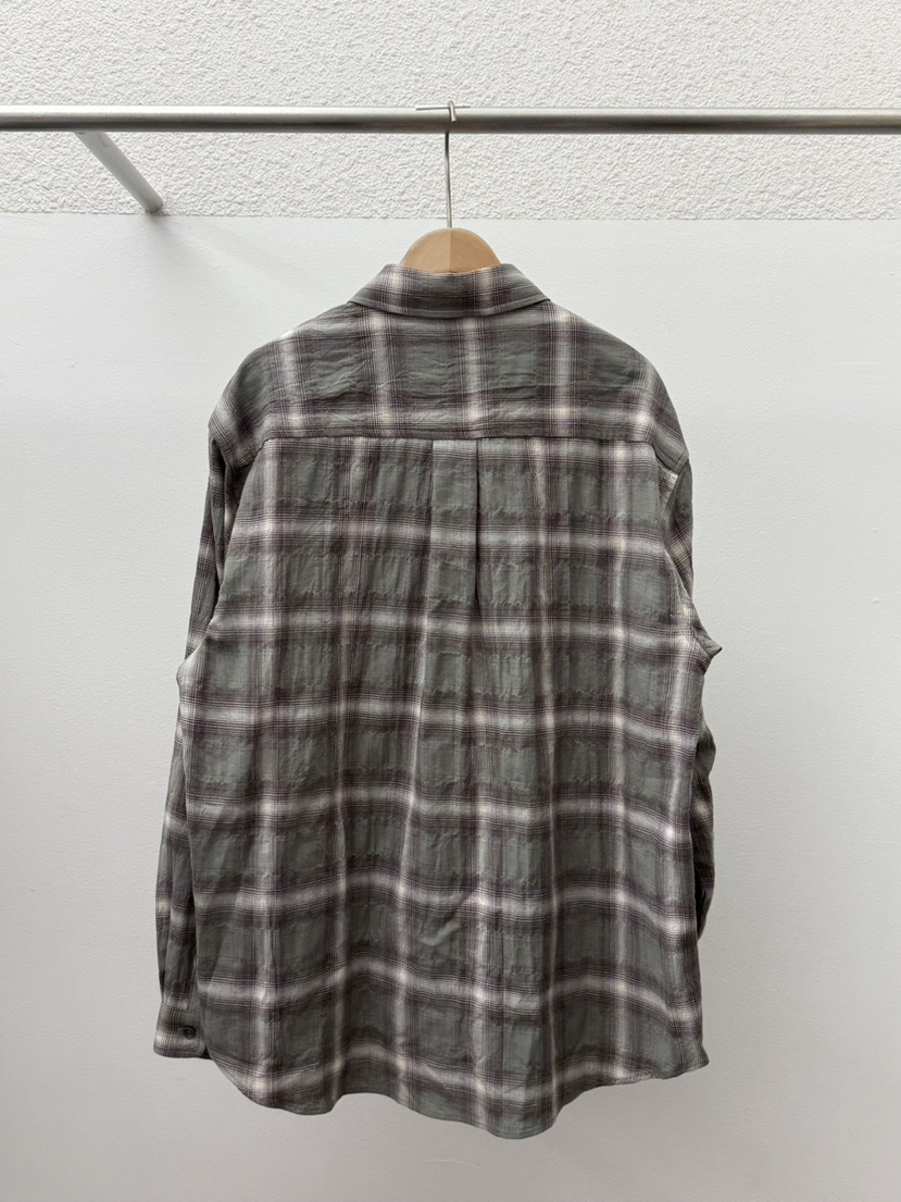 ROMANTICIZE韓國直郵㊣女裝新款推薦25秋冬職業襯衫蕾絲衫格紋ROMANTICIZE襯衫/蕾絲衫