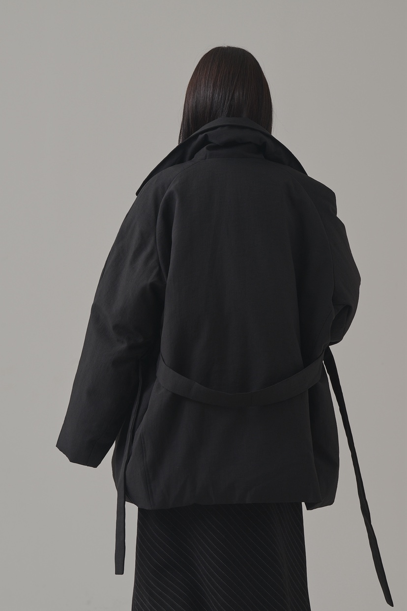 ATHEA韓國直郵㊣女裝新品人氣熱賣真品短款羽絨服含腰帶鵝絨ATHEA短款羽絨服