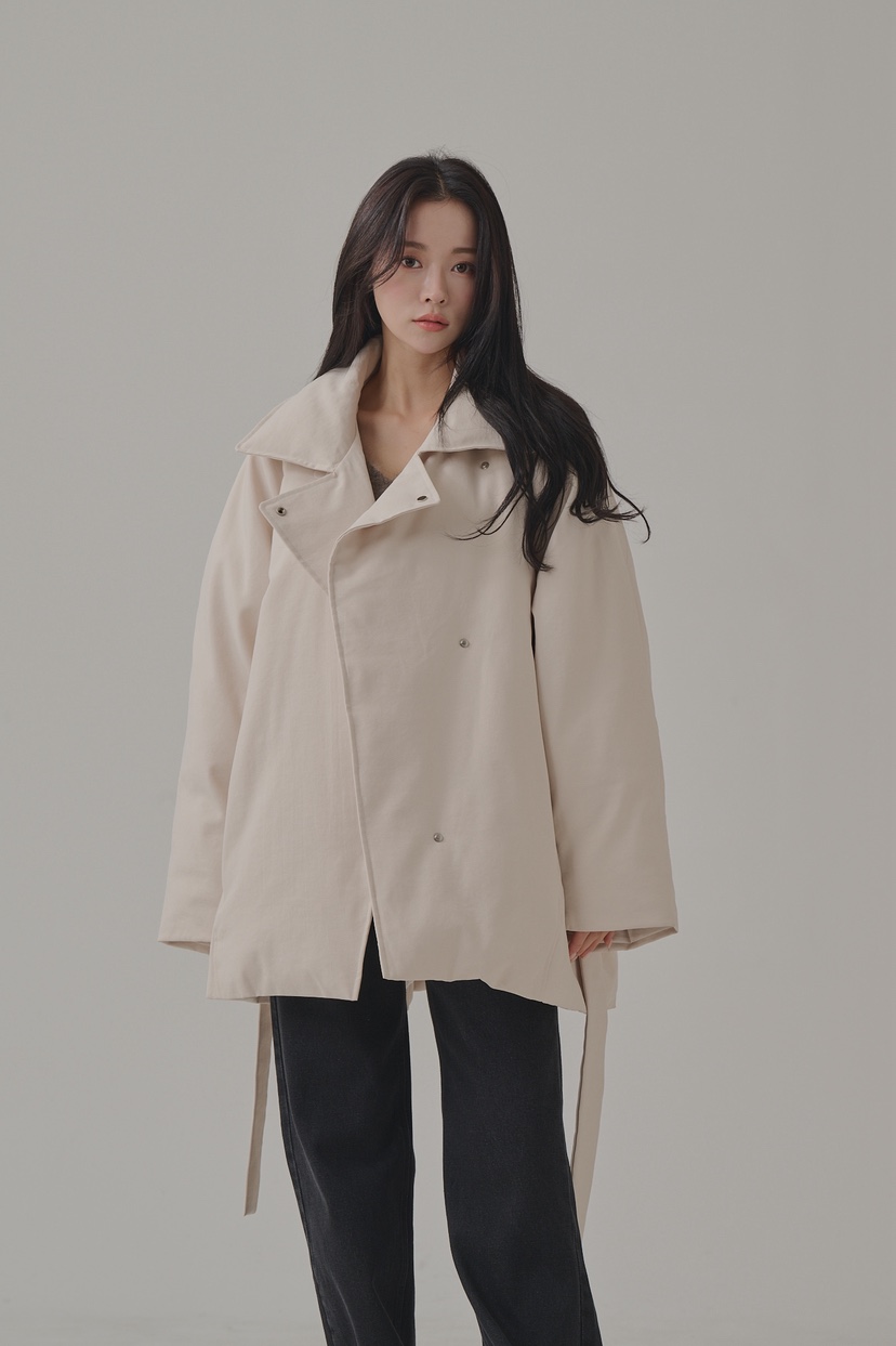 ATHEA韓國直郵㊣女裝新品人氣熱賣真品短款羽絨服含腰帶鵝絨ATHEA短款羽絨服圖色2