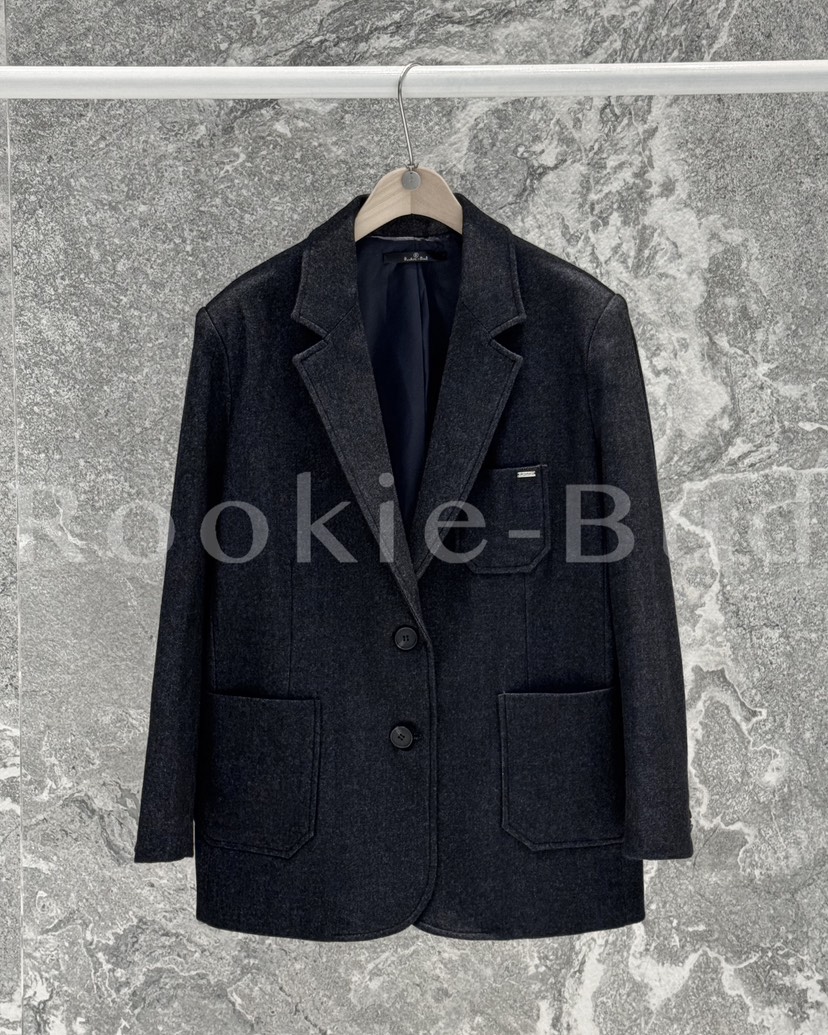 ROOKIE BUD東大門㊣代購女士新款推薦25秋冬人氣夾克羊毛拉絨ROOKIE BUD-L夾克圖色1