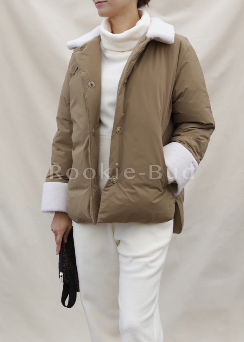 ROOKIE BUD東大門㊣直郵女裝新品熱賣人氣休閑短款棉服羊毛棉ROOKIE BUD-L短款棉服