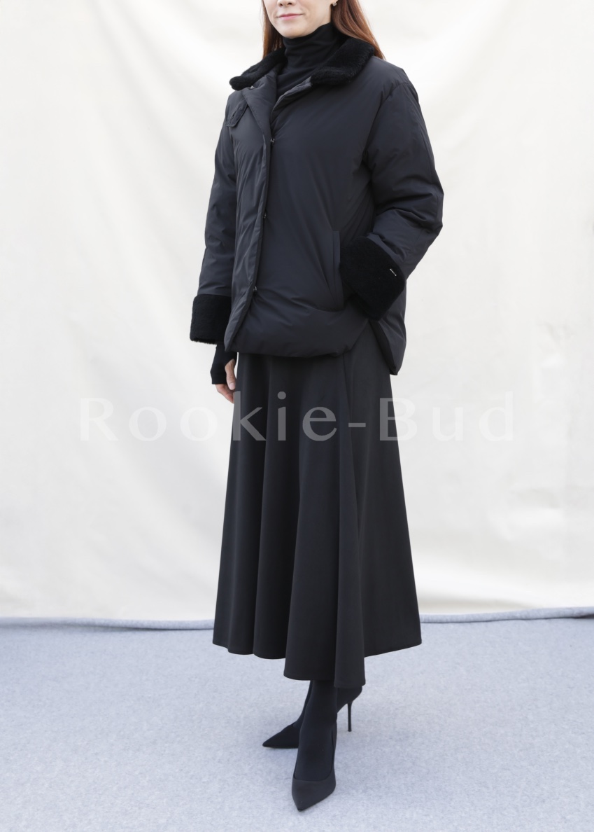 ROOKIE BUD東大門㊣直郵女裝新品熱賣人氣休閑短款棉服羊毛棉ROOKIE BUD-L短款棉服