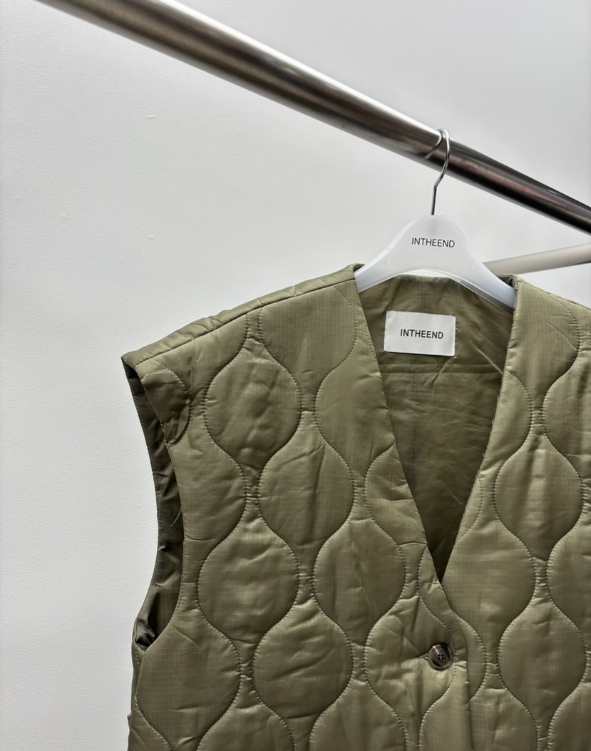 INTHEEND韓國直郵㊣女裝新款推薦熱賣休閑真品時尚馬甲絎縫INTHEEND馬甲