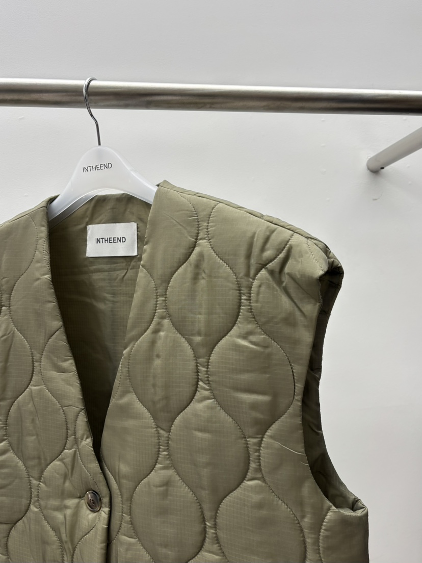 INTHEEND韓國直郵㊣女裝新款推薦熱賣休閑真品時尚馬甲絎縫INTHEEND馬甲