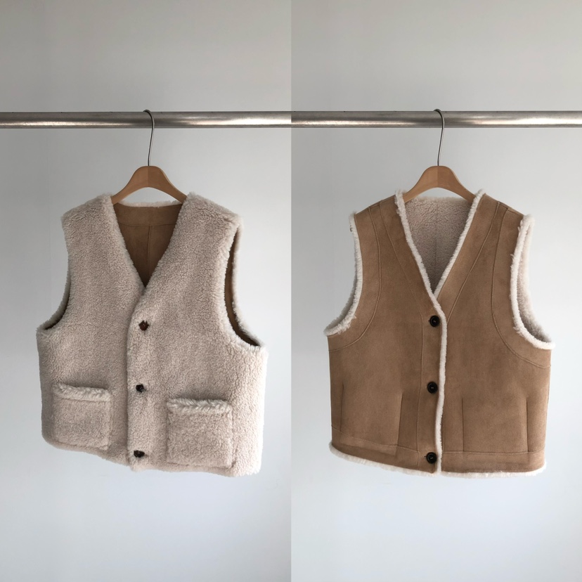 ROMANTICIZE韓國代購㊣女士新品時尚25秋冬休閑真品馬甲雙面ROMANTICIZE馬甲