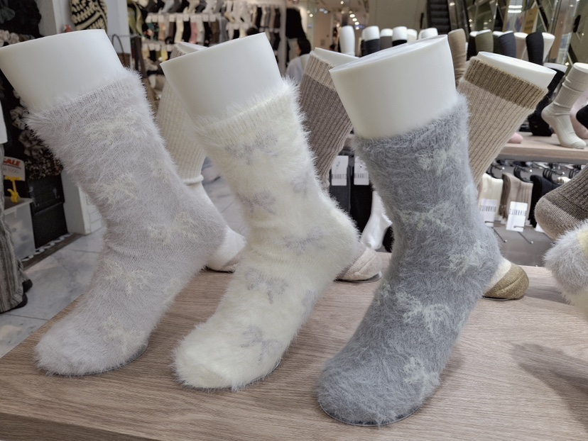 MU:TI東大門㊣實拍女裝新款25秋冬時尚休閑職業真品推薦襪子MU:TI襪子