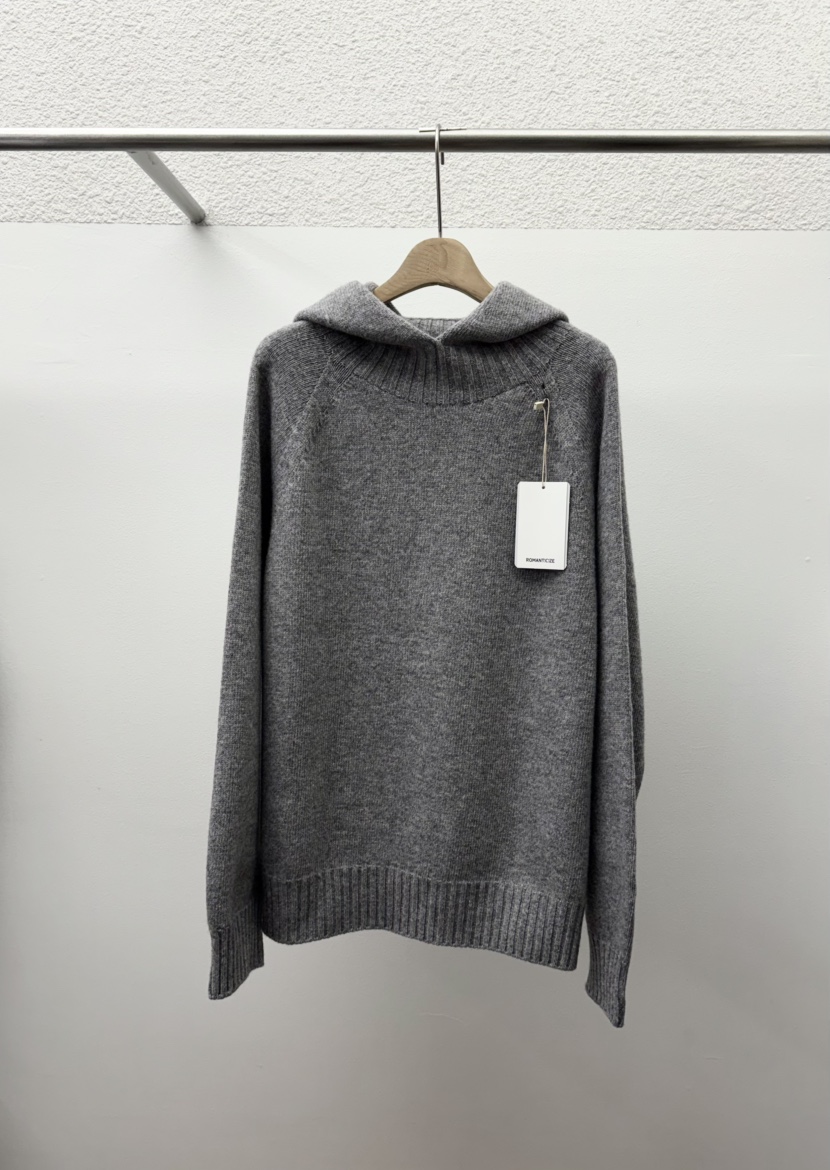 ROMANTICIZE東大門㊣代購女裝新品職業推薦針織衫連帽針織衫ROMANTICIZE針織衫圖色2