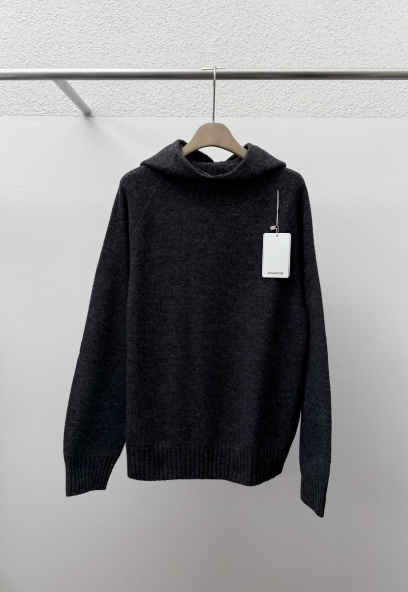 ROMANTICIZE東大門㊣代購女裝新品職業推薦針織衫連帽針織衫ROMANTICIZE針織衫圖色3