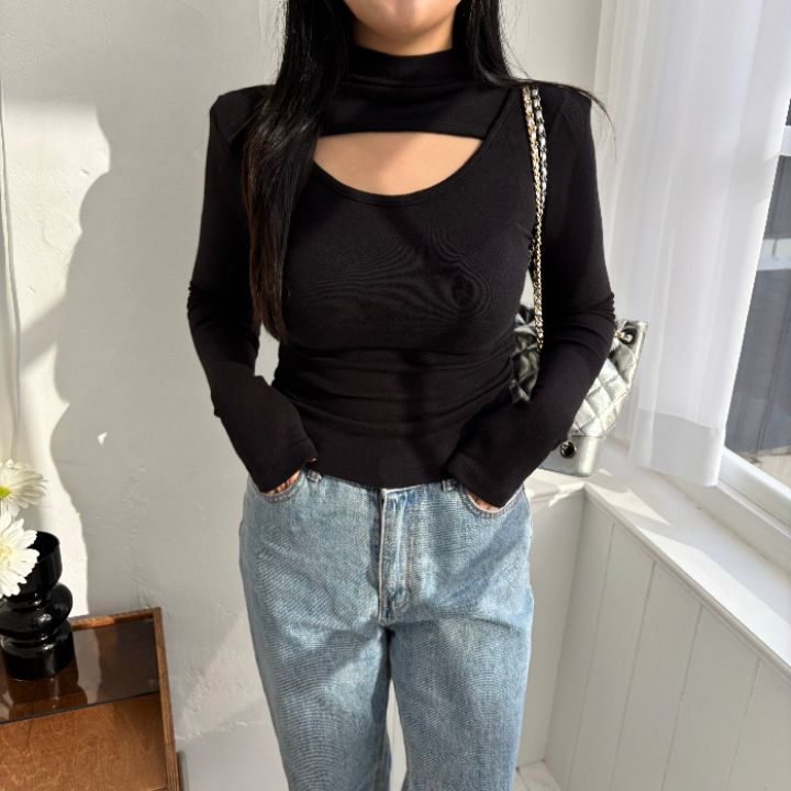 mars韓國直郵㊣女裝新品熱賣真品時尚推薦休閑25秋冬長袖T恤mars長袖T恤