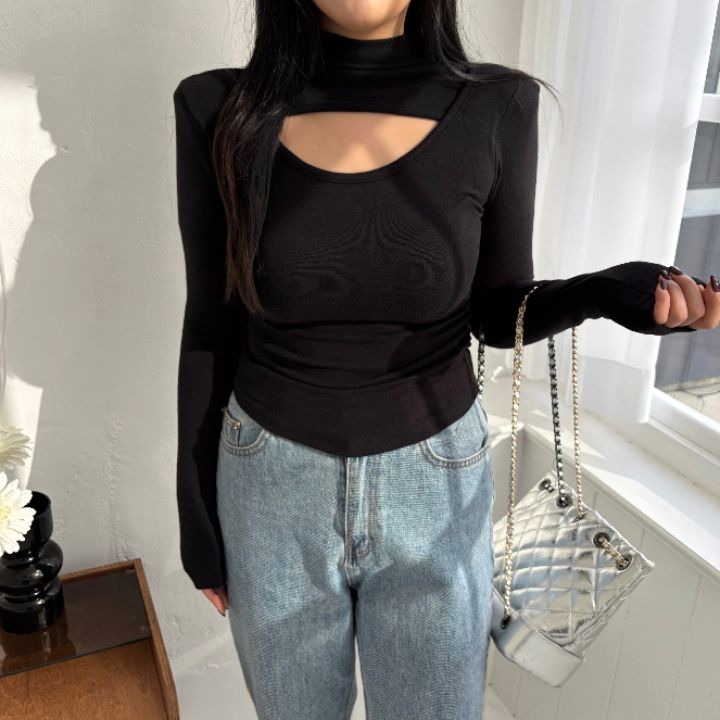 mars韓國直郵㊣女裝新品熱賣真品時尚推薦休閑25秋冬長袖T恤mars長袖T恤