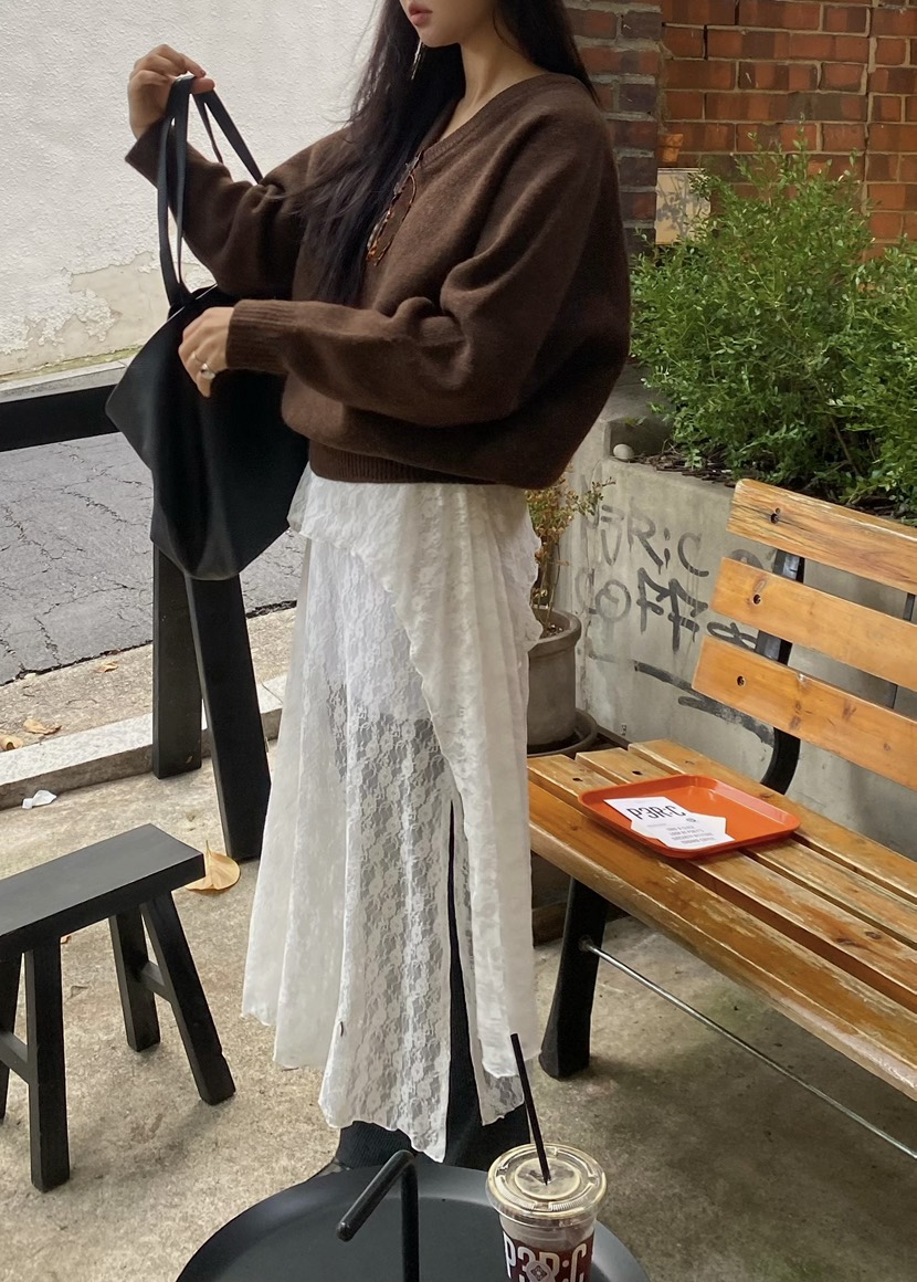 OUPPT東大門㊣實拍女士新款職業25秋冬推薦熱賣人氣真品長裙OUPPT長裙