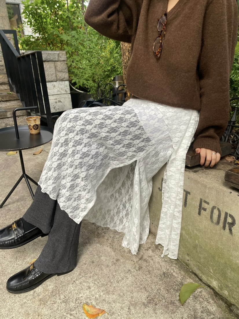 OUPPT東大門㊣實拍女士新款職業25秋冬推薦熱賣人氣真品長裙OUPPT長裙圖色1