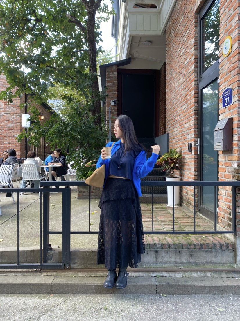 OUPPT東大門㊣實拍女士新款職業25秋冬推薦熱賣人氣真品長裙OUPPT長裙圖色2