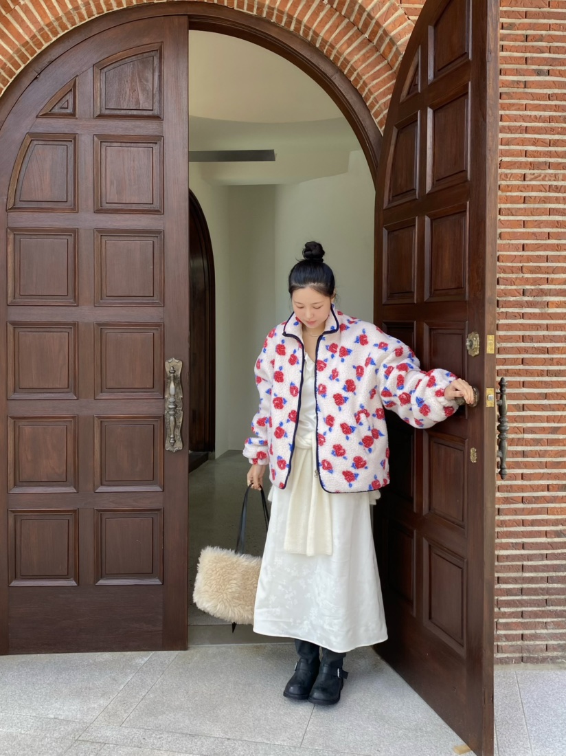 OUPPT韓國代購㊣女士新品25秋冬休閑人氣推薦真品熱賣職業夾克OUPPT夾克