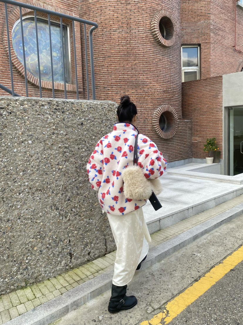 OUPPT韓國代購㊣女士新品25秋冬休閑人氣推薦真品熱賣職業夾克OUPPT夾克