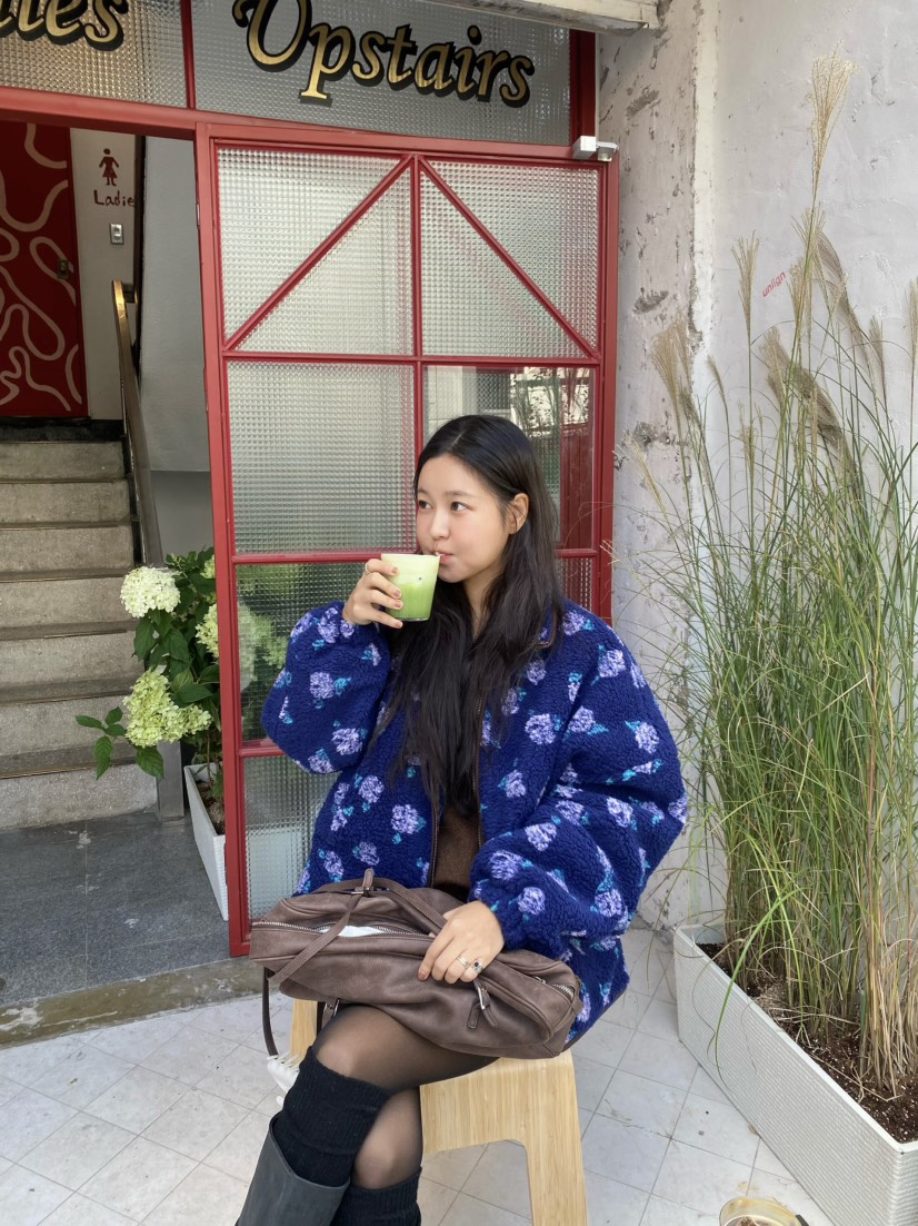 OUPPT韓國代購㊣女士新品25秋冬休閑人氣推薦真品熱賣職業夾克OUPPT夾克