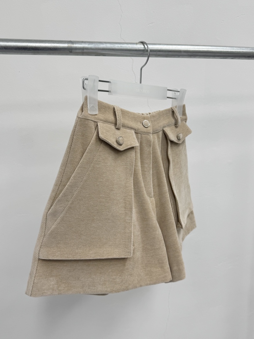 MOSMOS東大門㊣代購女士新品休閑推薦職業25秋冬真品時尚短褲MOSMOS短褲