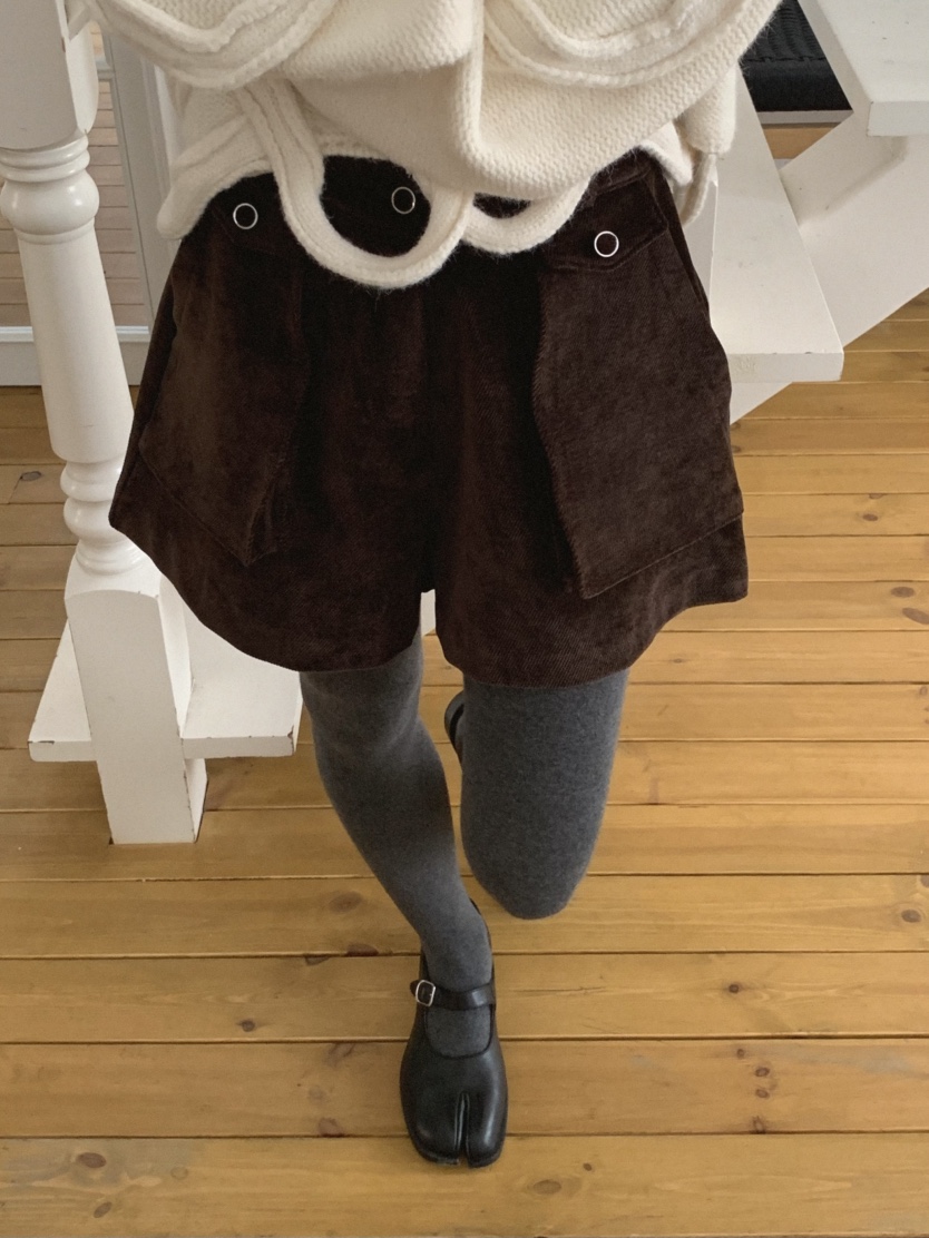 MOSMOS東大門㊣代購女士新品休閑推薦職業25秋冬真品時尚短褲MOSMOS短褲