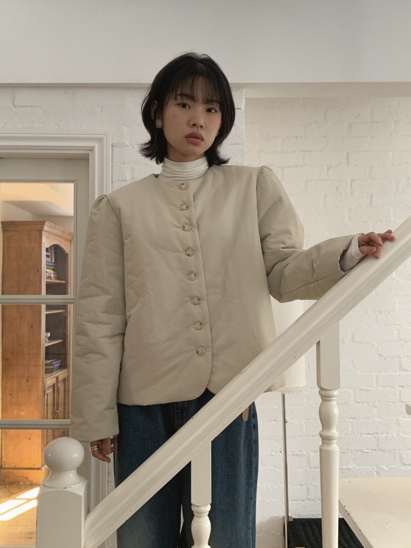 MOSMOS韓國直郵㊣女士新款25秋冬推薦時尚熱賣職業短款棉服MOSMOS短款棉服