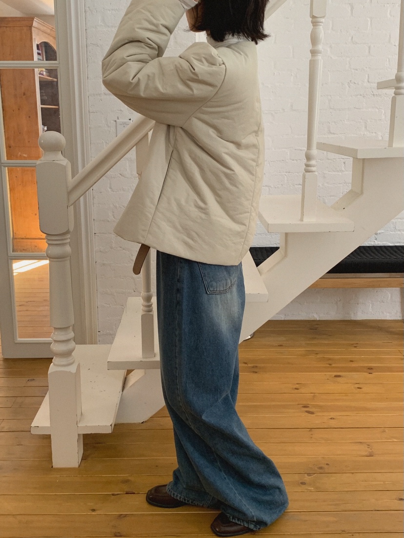 MOSMOS韓國直郵㊣女士新款25秋冬推薦時尚熱賣職業短款棉服MOSMOS短款棉服