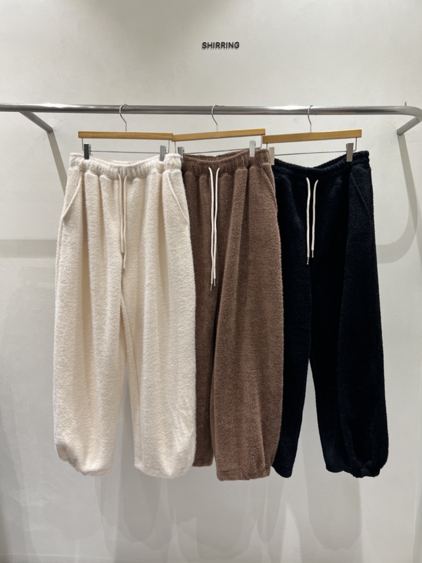 SHIRRING韓國直郵㊣女士新品時尚熱賣人氣推薦休閑25秋冬休閑褲SHIRRING休閑褲