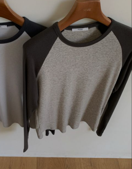 MARE東大門㊣代購女裝新品人氣熱賣真品職業25秋冬時尚長袖T恤MARE長袖T恤圖色2