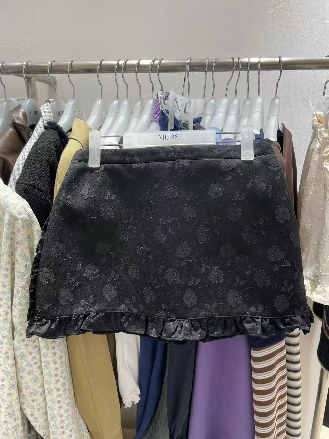 MURS韓國代購㊣女裝新款推薦人氣熱賣時尚25秋冬真品職業短裙MURS短裙圖色1