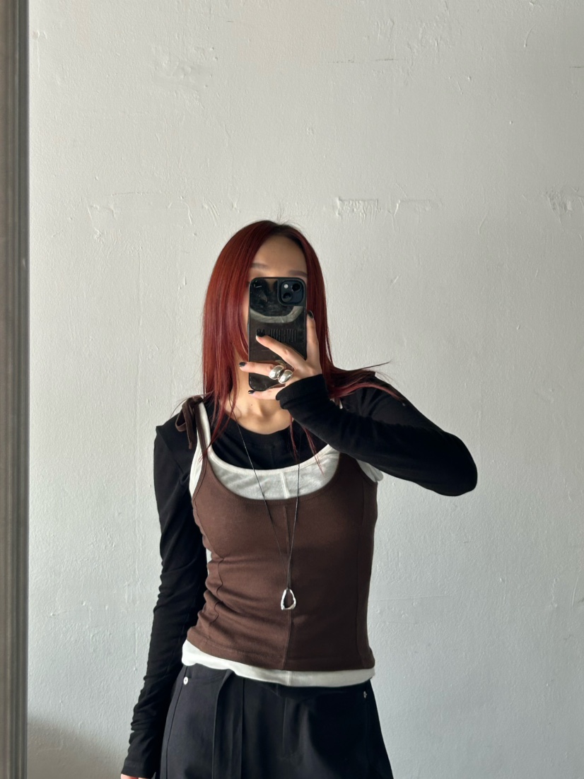 OVER NEAR東大門㊣直郵女裝新款推薦25秋冬熱賣真品長袖T恤OVER NEAR長袖T恤