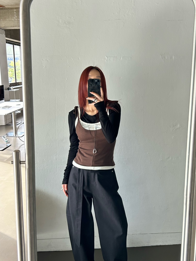 OVER NEAR東大門㊣直郵女裝新款推薦25秋冬熱賣真品長袖T恤OVER NEAR長袖T恤