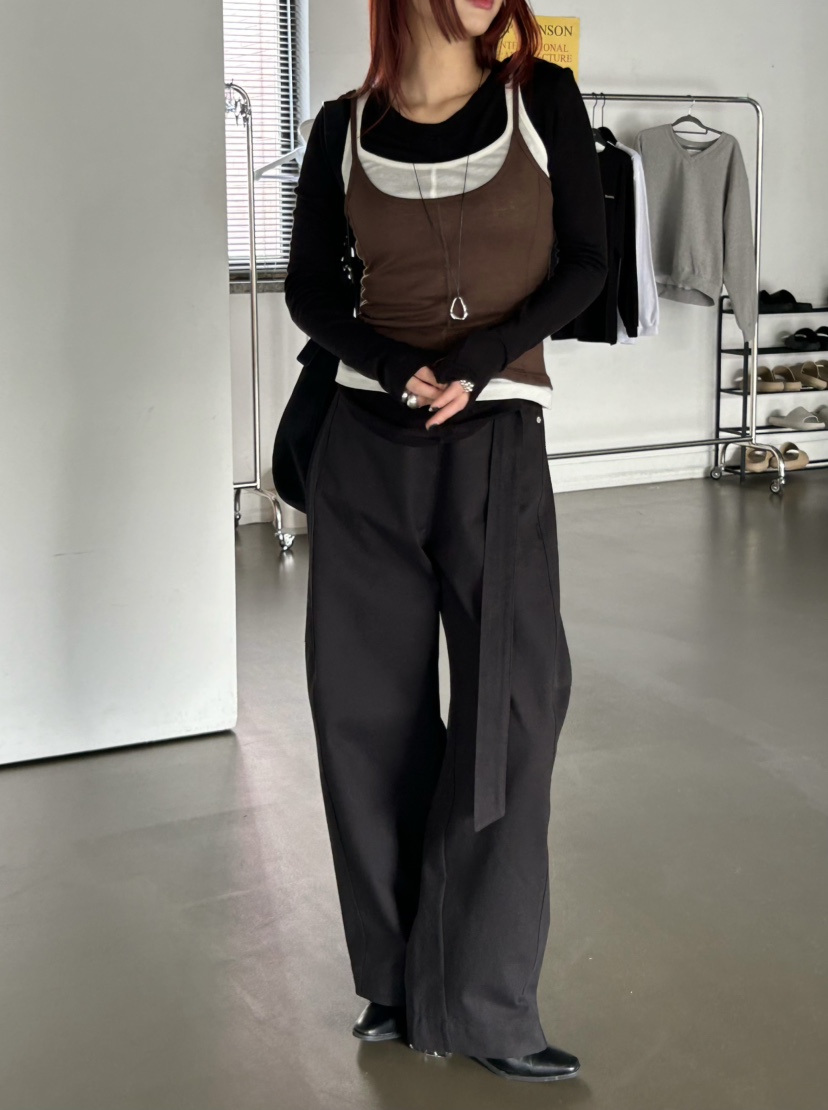 OVER NEAR東大門㊣直郵女裝新款推薦25秋冬熱賣真品長袖T恤OVER NEAR長袖T恤