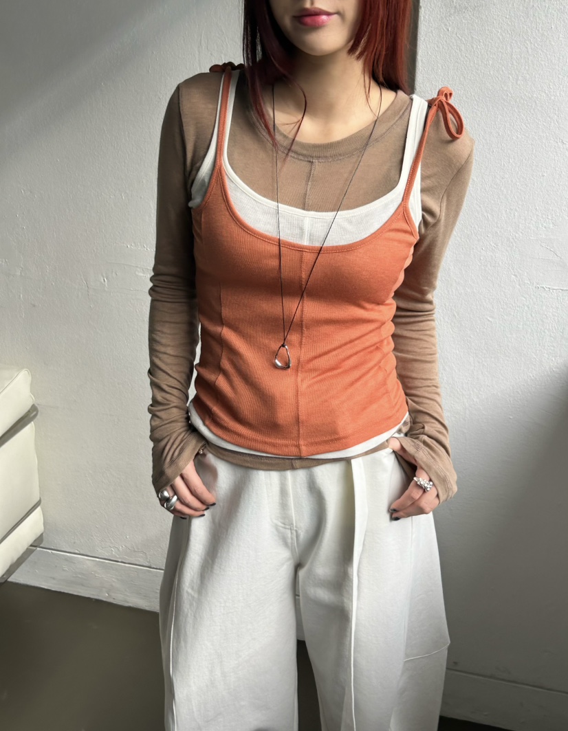 OVER NEAR東大門㊣直郵女裝新款推薦25秋冬熱賣真品長袖T恤OVER NEAR長袖T恤