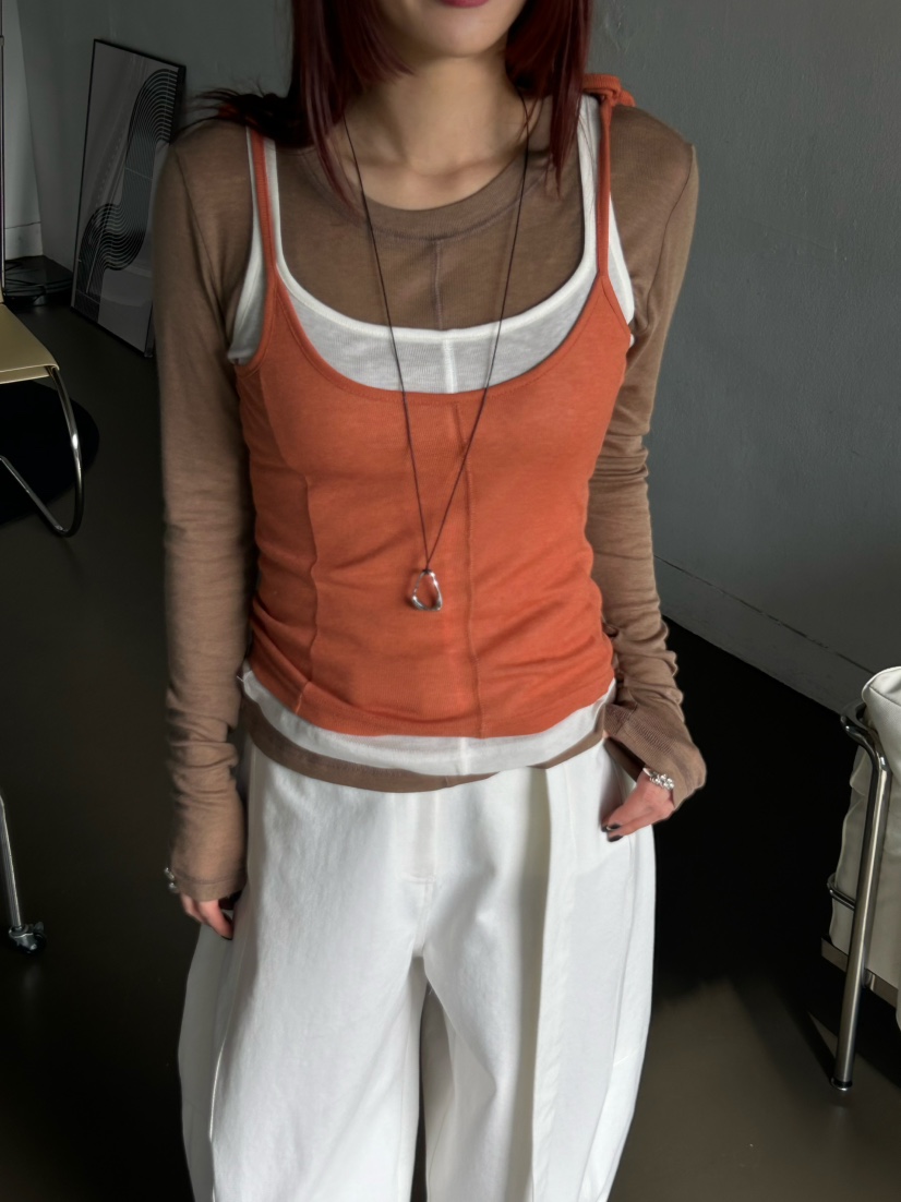 OVER NEAR東大門㊣直郵女裝新款推薦25秋冬熱賣真品長袖T恤OVER NEAR長袖T恤