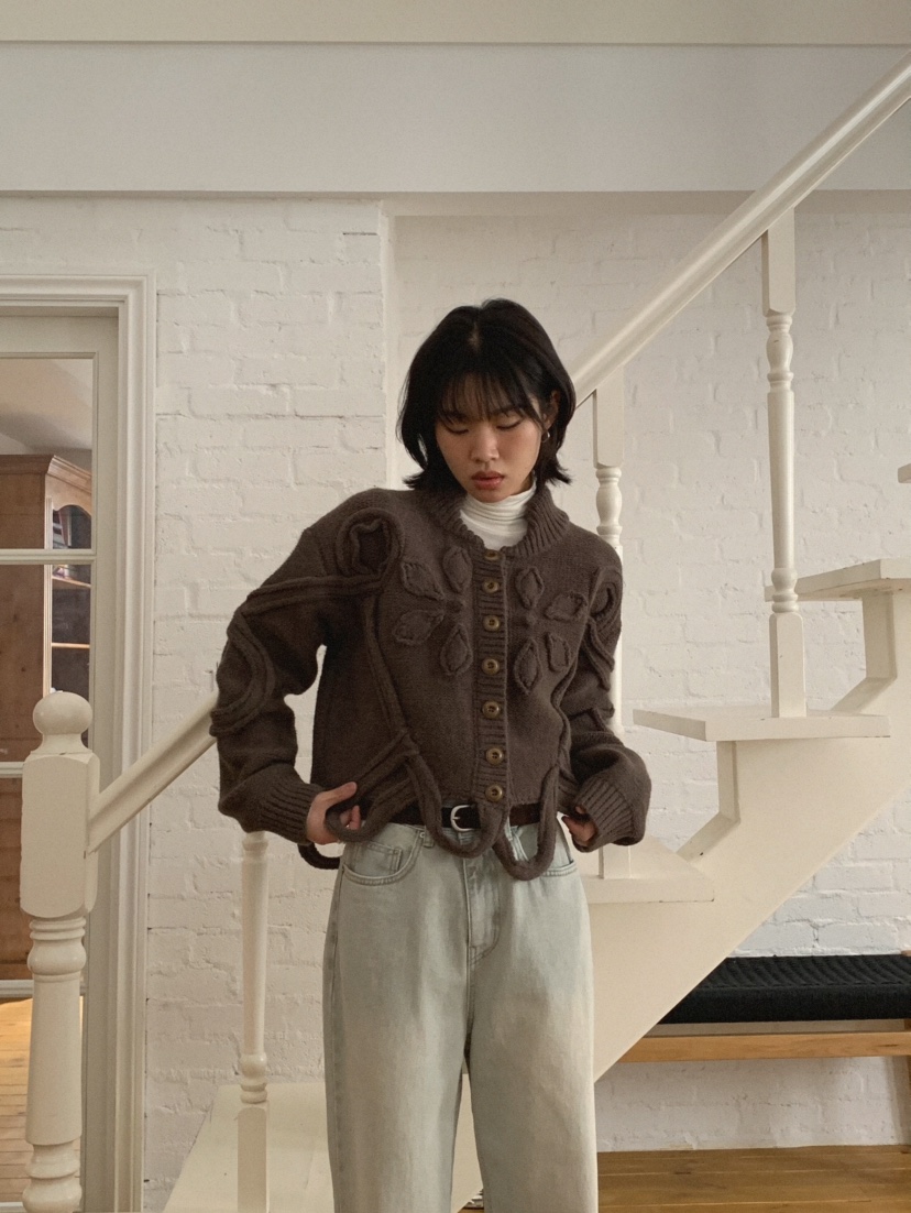 MOSMOS東大門㊣直郵女裝新品真品職業人氣休閑25秋冬毛衣小飛象MOSMOS毛衣