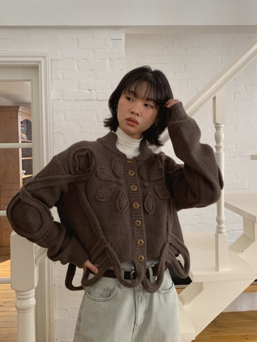 MOSMOS東大門㊣直郵女裝新品真品職業人氣休閑25秋冬毛衣小飛象MOSMOS毛衣