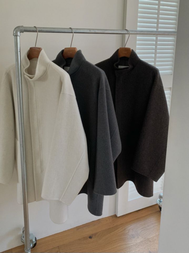 MARE韓國直郵㊣女士新品熱賣推薦休閑時尚職業中長款大衣手工MARE中長款大衣