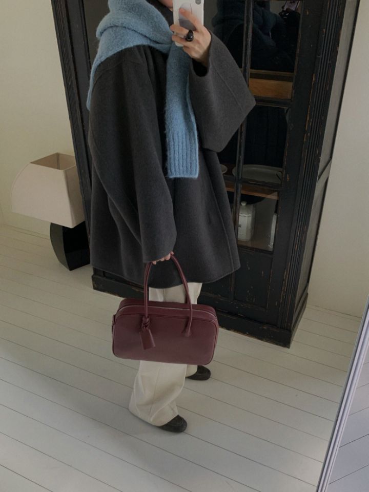 MARE韓國直郵㊣女士新品熱賣推薦休閑時尚職業中長款大衣手工MARE中長款大衣