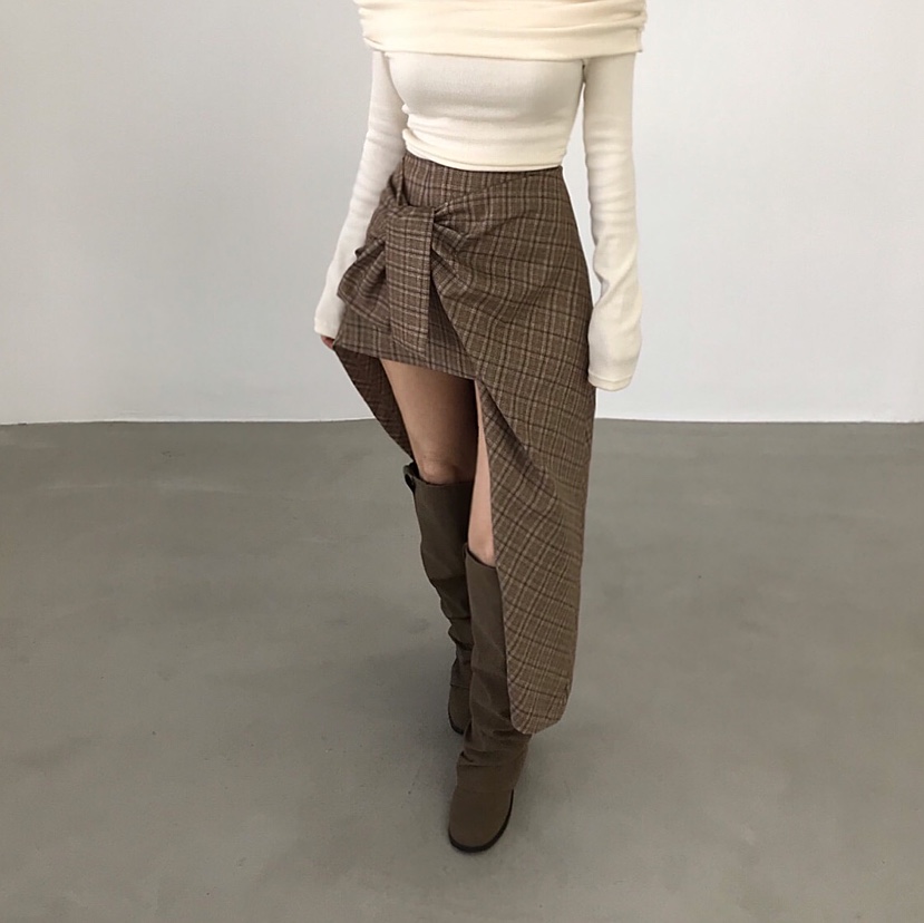 2TWO MOON韓國直郵㊣女裝新款職業真品休閑人氣半身裙中短裙2TWO MOON半身裙/中短裙