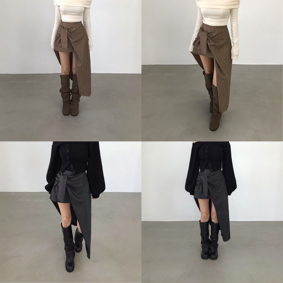 2TWO MOON韓國直郵㊣女裝新款職業真品休閑人氣半身裙中短裙2TWO MOON半身裙/中短裙