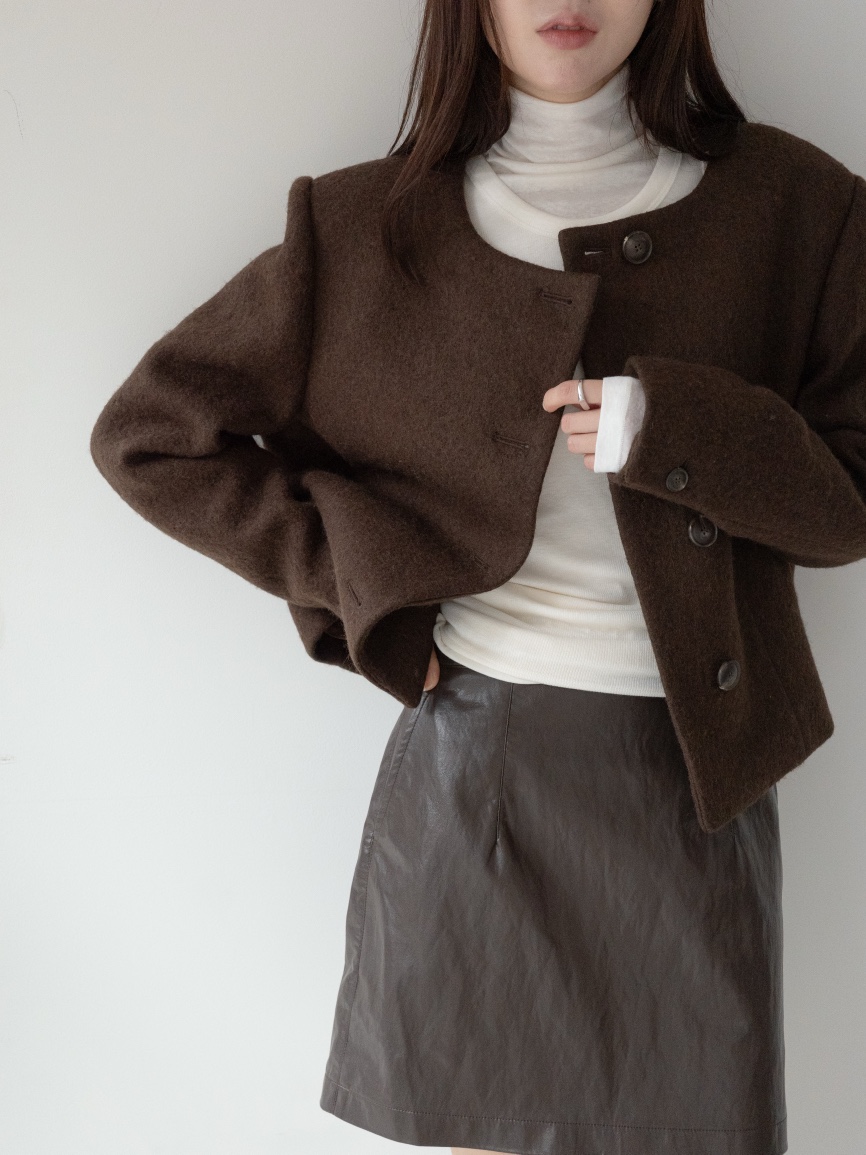 CULLUM韓國代購㊣女裝新品真品時尚熱賣休閑25秋冬職業夾克CULLUM夾克