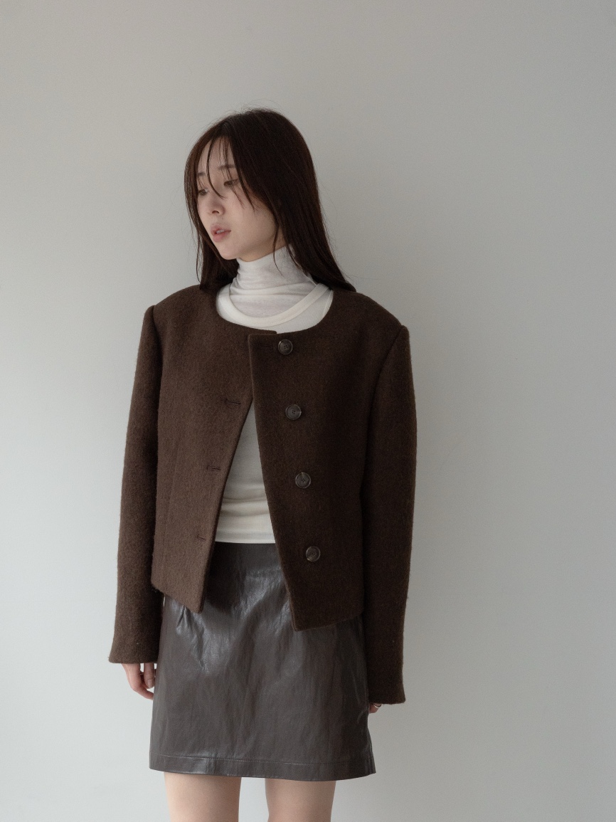 CULLUM韓國代購㊣女裝新品真品時尚熱賣休閑25秋冬職業夾克CULLUM夾克