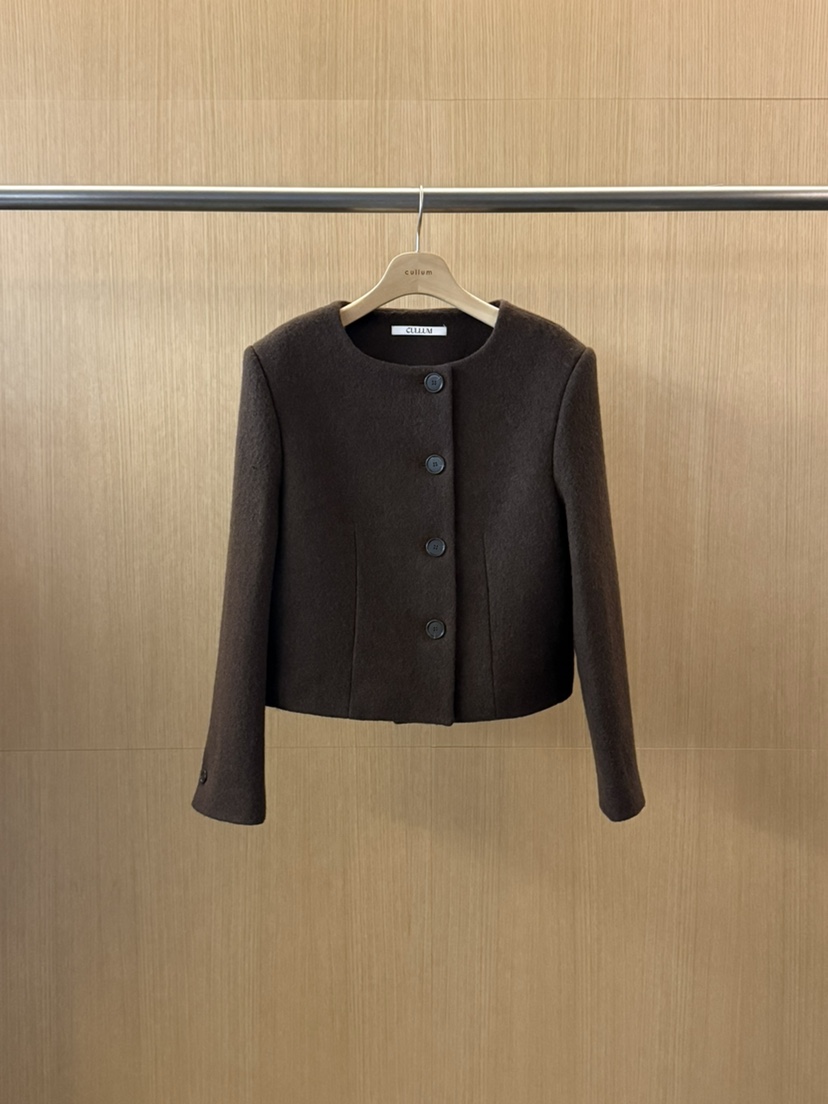 CULLUM韓國代購㊣女裝新品真品時尚熱賣休閑25秋冬職業夾克CULLUM夾克圖色2