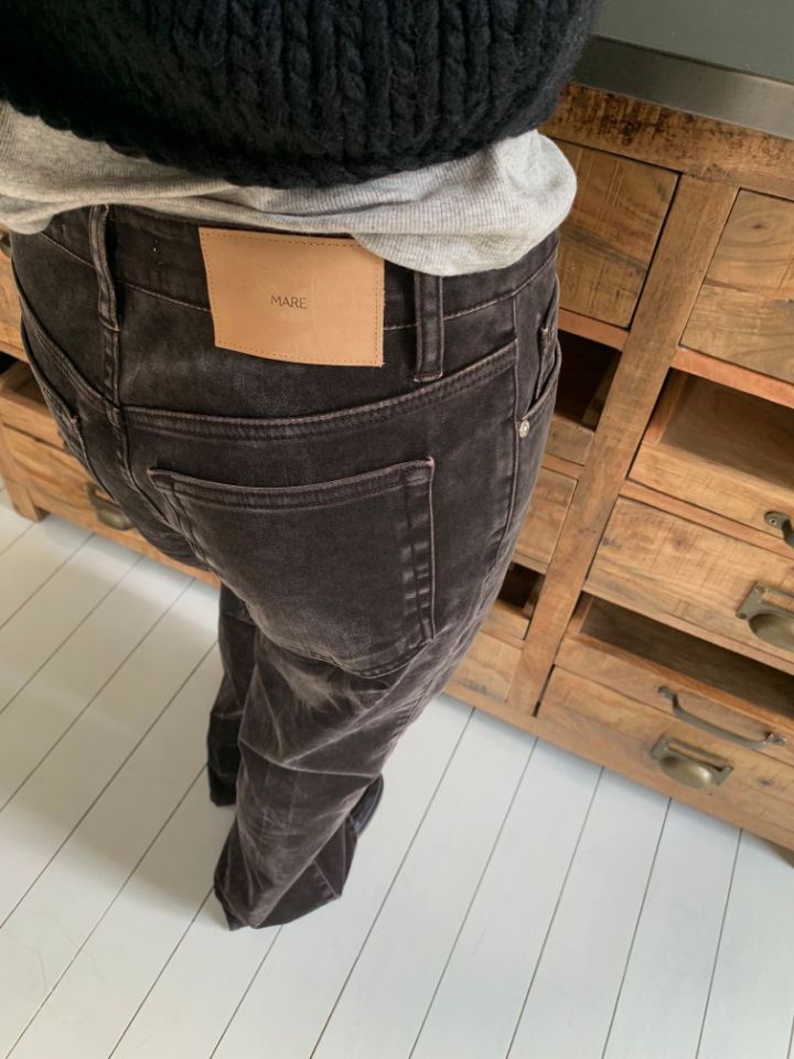 MARE東大門㊣實拍女士新款人氣熱賣休閑真品休閑褲天鵝絨喇叭MARE休閑褲