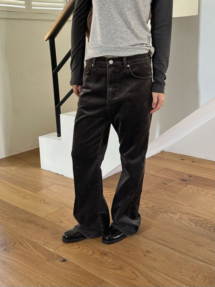 MARE東大門㊣實拍女士新款人氣熱賣休閑真品休閑褲天鵝絨喇叭MARE休閑褲