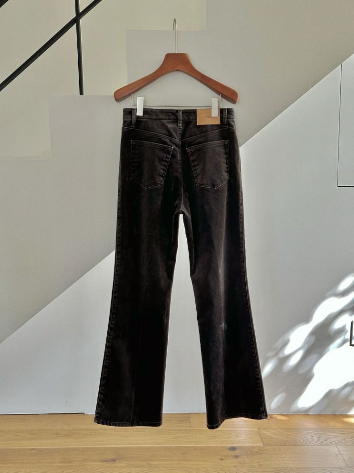 MARE東大門㊣實拍女士新款人氣熱賣休閑真品休閑褲天鵝絨喇叭MARE休閑褲