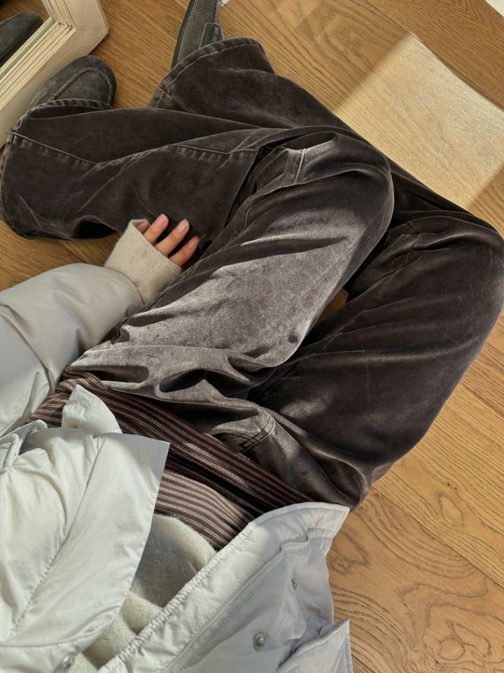 MARE東大門㊣實拍女士新款人氣熱賣休閑真品休閑褲天鵝絨喇叭MARE休閑褲