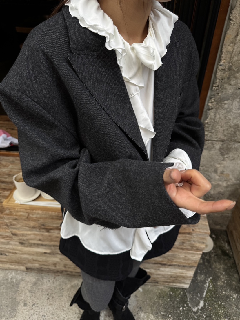 FRANC—L東大門㊣直郵女士新品休閑職業熱賣推薦襯衫蕾絲衫FRANC襯衫/蕾絲衫