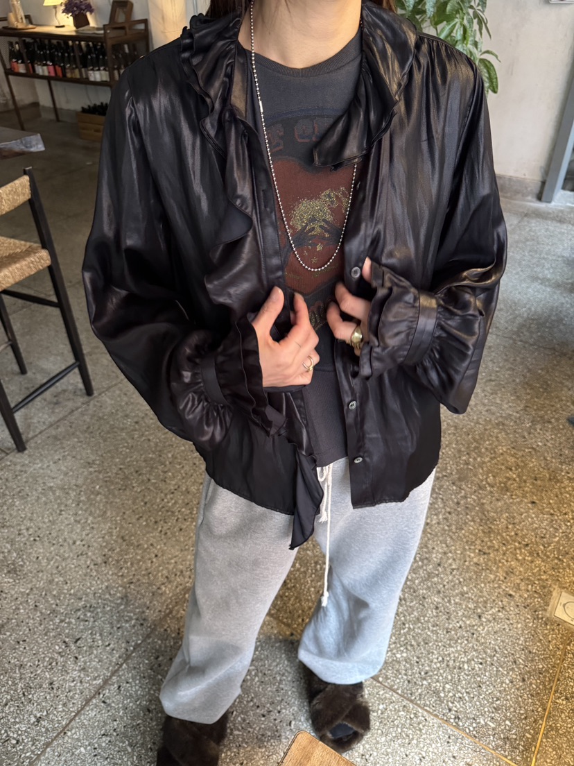 FRANC—L東大門㊣直郵女士新品休閑職業熱賣推薦襯衫蕾絲衫FRANC襯衫/蕾絲衫圖色2