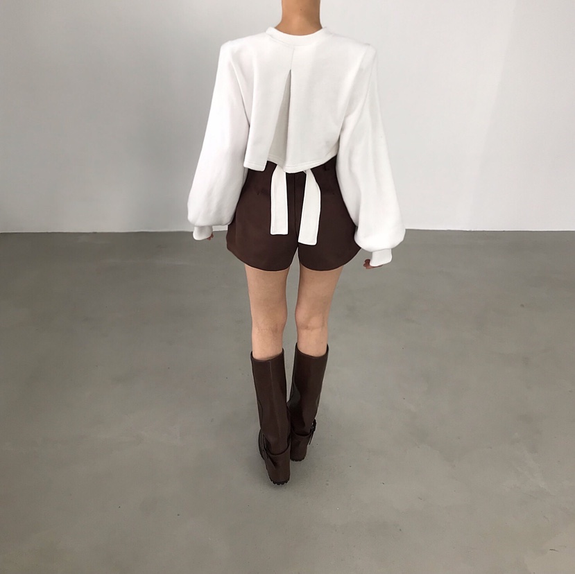 2TWO MOON東大門㊣實拍女裝新品休閑推薦真品衛衣保暖腰帶2TWO MOON衛衣